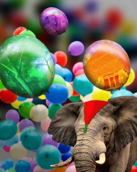 les rêves de l'éléphant du cirque