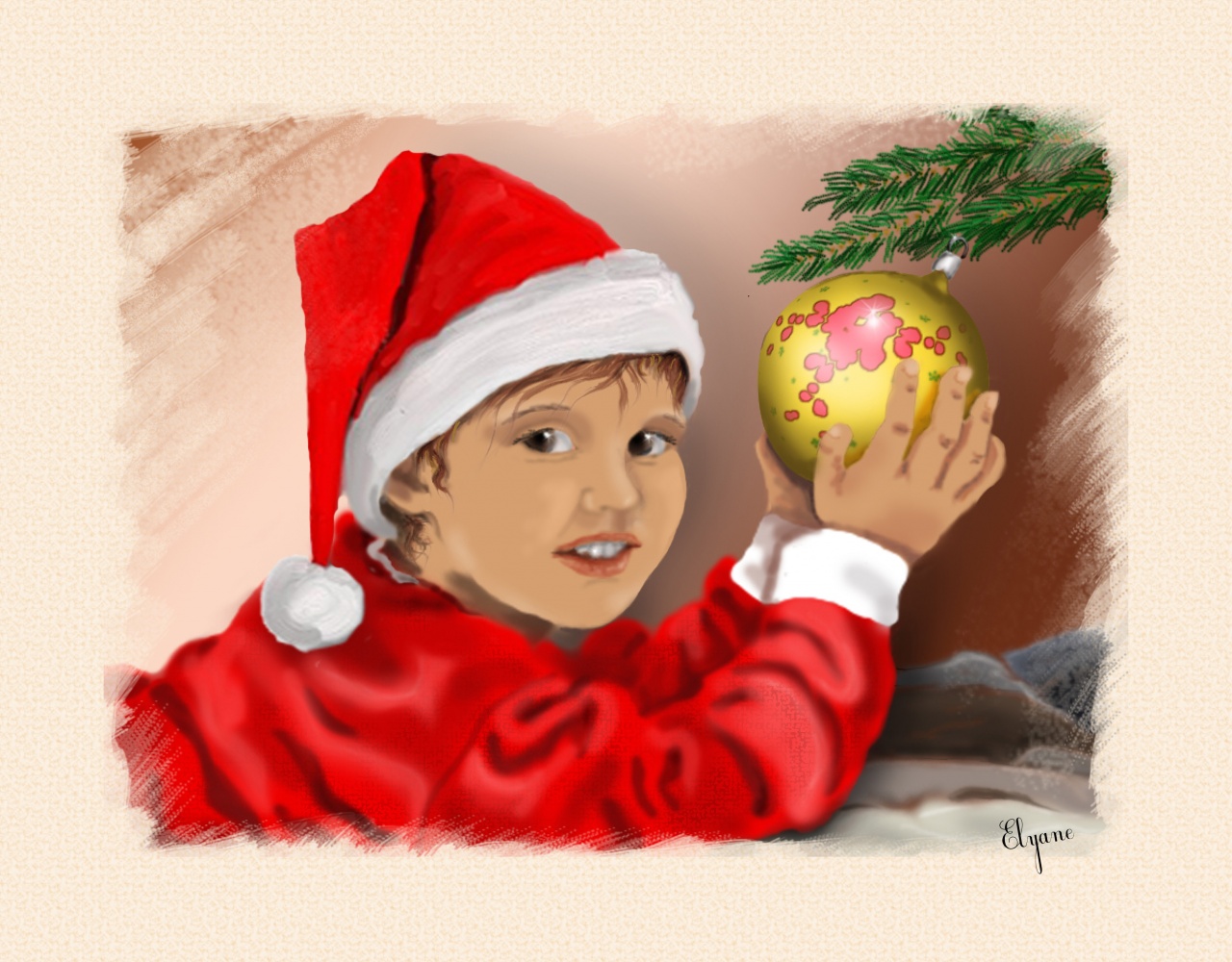 Romain et la boule de Noël
